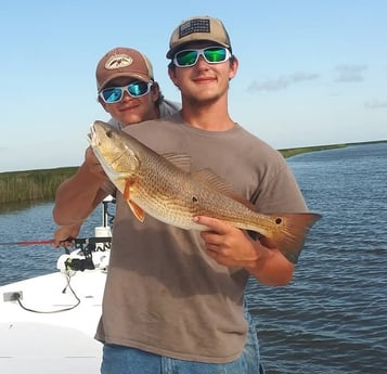 Redfish fishing in Saint Bernard, Louisiana