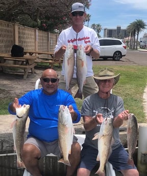 Redfish fishing in South Padre Island, Texas