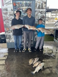 Redfish, Sheepshead Fishing in Galveston, Texas