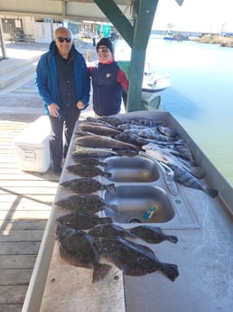 Black Drum, Flounder, Redfish, Sheepshead, Speckled Trout Fishing in Sulphur, Louisiana