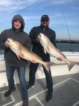 Redfish fishing in Galveston, Texas