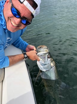 Tarpon fishing in Miami Beach, Florida