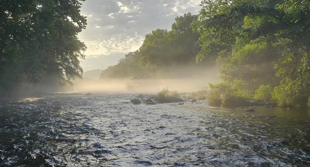 Fishing in Broken Bow, Oklahoma