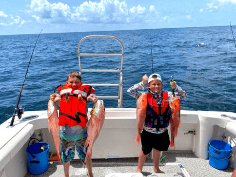 Red Snapper fishing in Galveston, Texas