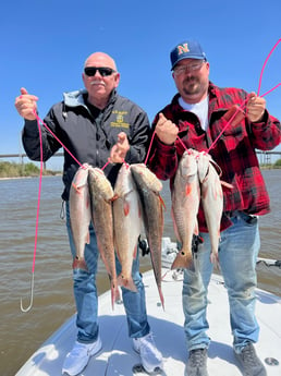 Redfish fishing in Port Arthur, Jefferson County
