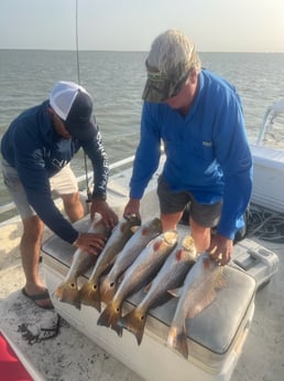 Redfish fishing in South Padre Island, Texas