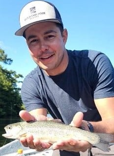 Rainbow Trout Fishing in Broken Bow, Oklahoma