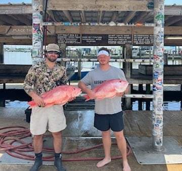 Red Snapper Fishing in Boothville-Venice, Louisiana