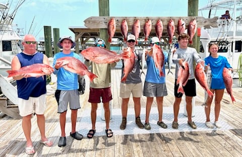 Fishing in Orange Beach, Alabama