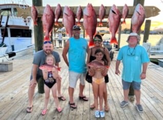 Red Snapper fishing in Orange Beach, Alabama