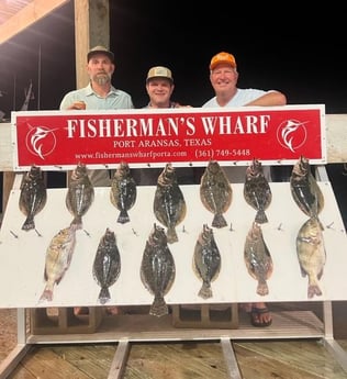 Flounder, Sheepshead fishing in Corpus Christi, Texas