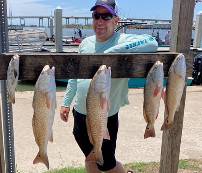 Redfish fishing in Rockport, Texas