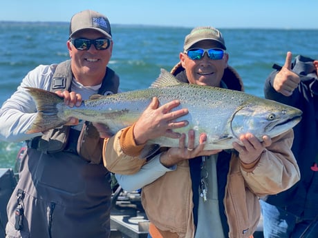 Chinook Salmon Fishing in Boardman, Oregon, USA