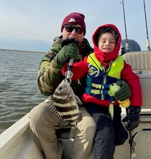 Sheepshead Fishing in Freeport, Texas