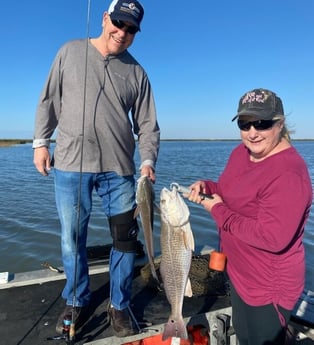 Redfish fishing in Rockport, Texas