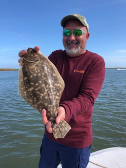 Flounder fishing in Surfside Beach, Texas