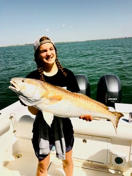 Redfish fishing in Surfside Beach, Texas