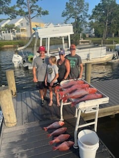 Red Snapper Fishing in Santa Rosa Beach, Florida