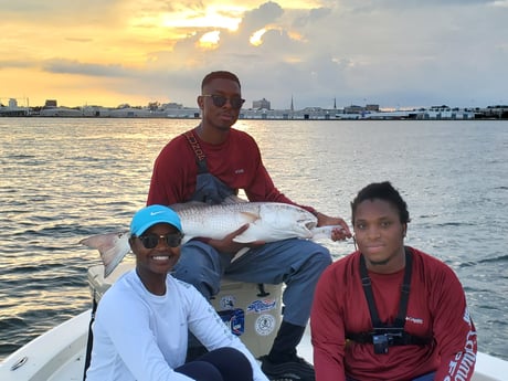 Redfish fishing in Mount Pleasant, South Carolina