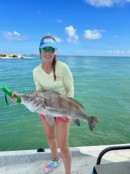 Black Drum fishing in Port O&#039;Connor, Texas