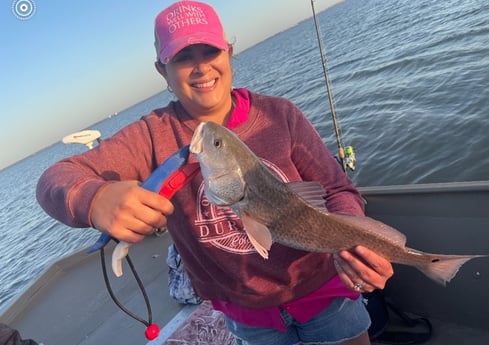 Redfish fishing in Port Aransas, Texas