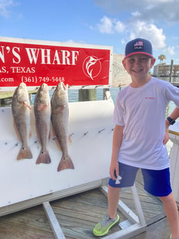 Redfish fishing in Rockport, Texas