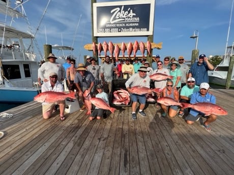 Red Snapper fishing in Orange Beach, Alabama