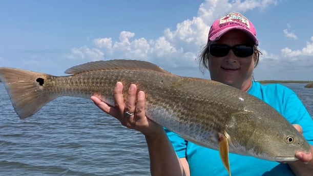 Redfish fishing in Rockport, Texas