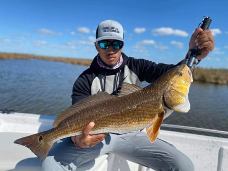 Redfish fishing in Galveston, Texas