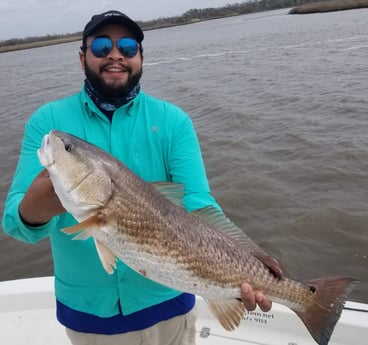 Redfish fishing in Sulphur, Louisiana