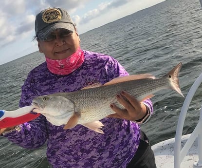 Redfish fishing in South Padre Island, Texas