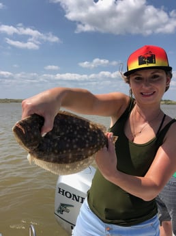 Flounder fishing in Surfside Beach, Texas