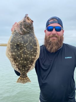 Flounder fishing in Freeport, Texas