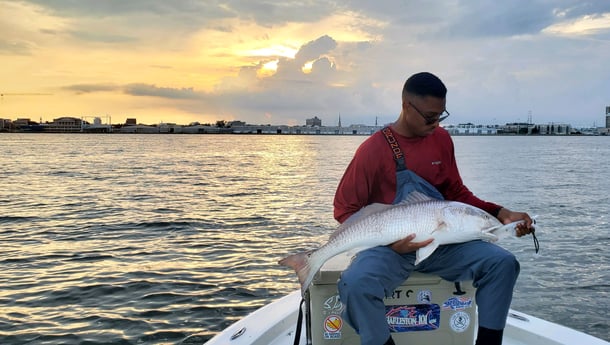 Redfish fishing in Mount Pleasant, South Carolina