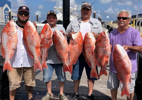 Red Snapper fishing in Surfside Beach, Texas