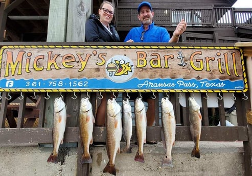 Redfish, Speckled Trout / Spotted Seatrout Fishing in Aransas Pass, Texas