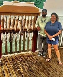 Redfish, Speckled Trout / Spotted Seatrout Fishing in South Padre Island, Texas