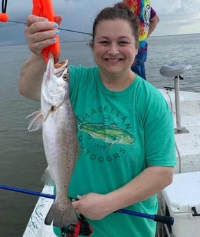 Speckled Trout / Spotted Seatrout fishing in Galveston, Texas