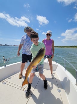 Redfish fishing in Galveston, Texas