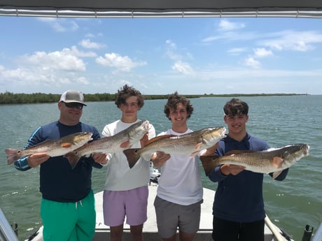 Redfish fishing in Port Aransas, Texas