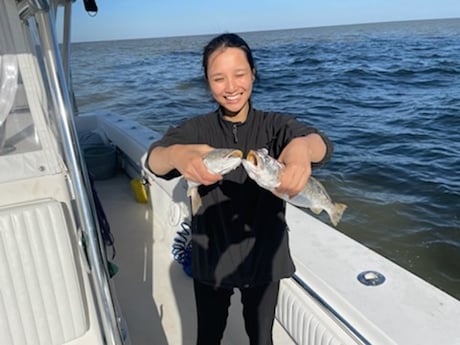 Speckled Trout / Spotted Seatrout fishing in Venice, Louisiana