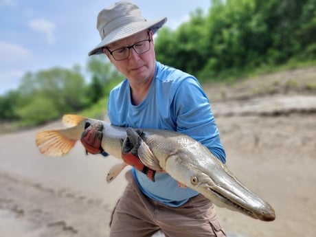 Alligator Gar fishing in Dallas, Texas