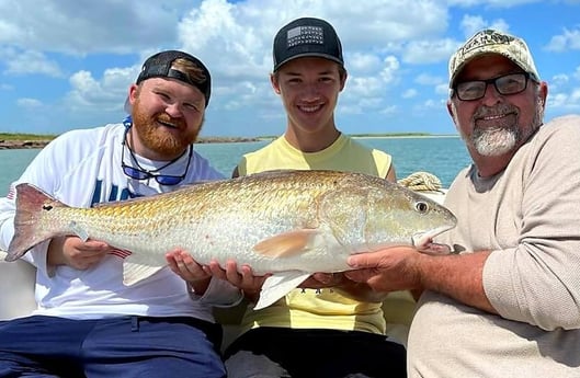 Redfish fishing in South Padre Island, Texas