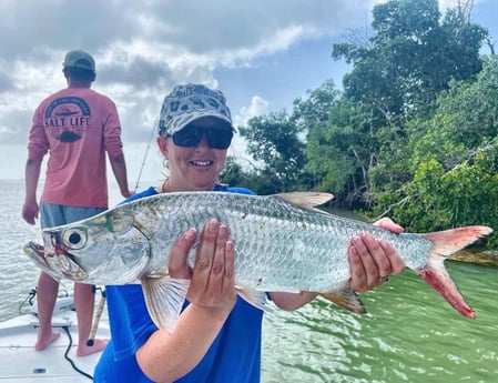 Tarpon fishing in Tavernier, Florida