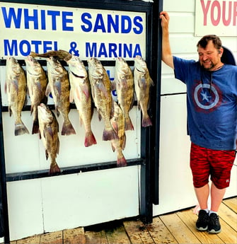 Black Drum Fishing in South Padre Island, Texas