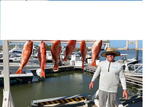 Red Snapper fishing in Freeport, Texas