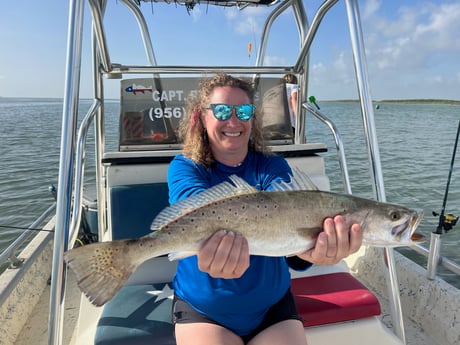 Speckled Trout / Spotted Seatrout fishing in South Padre Island, Texas