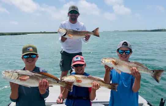 Redfish fishing in Port Aransas, Texas