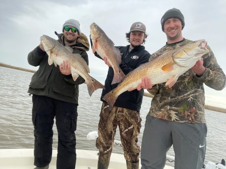 Redfish fishing in Venice, Louisiana