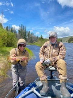 Brown Trout fishing in Deer Lodge, Montana